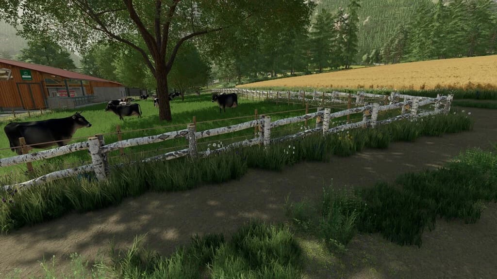 TREE TRUNK FENCES 4
