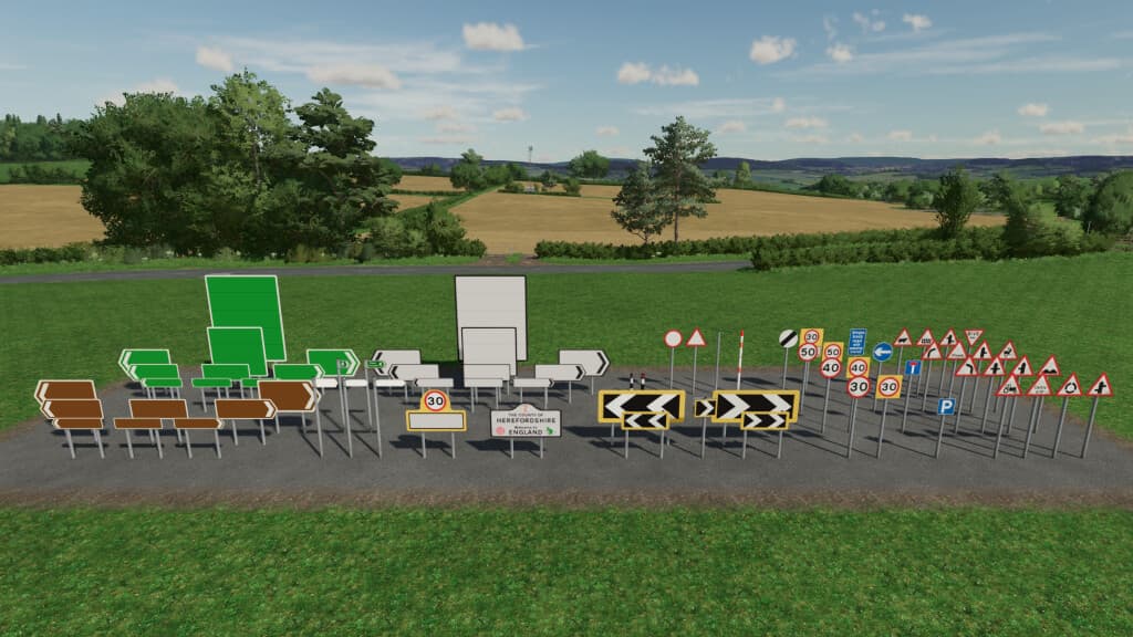 UK Road Sign Pack (Prefab) 5