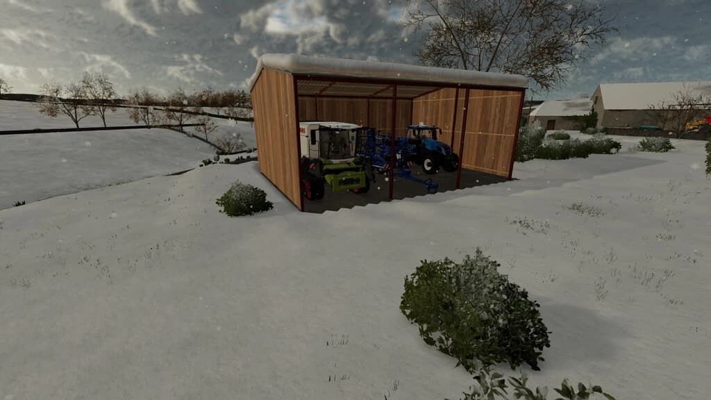 UK STYLE VEHICLE SHED