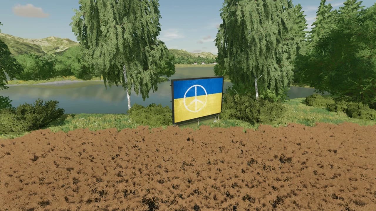 UKRAINIAN FLAG BILLBOARD 4