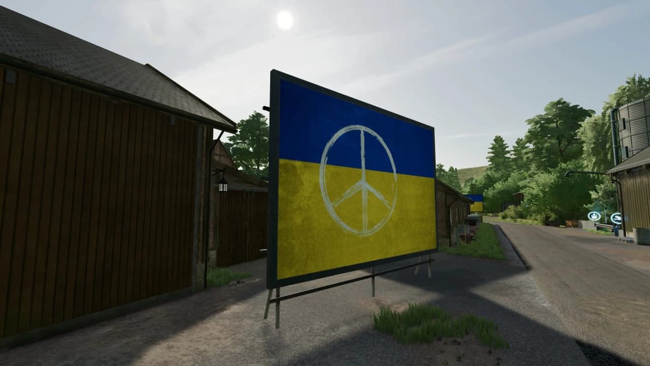 UKRAINIAN FLAG BILLBOARD 3
