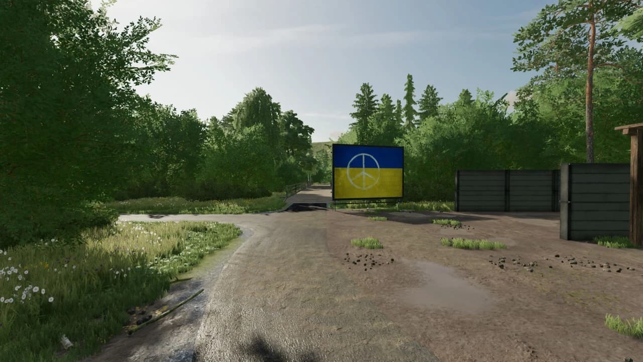 UKRAINIAN FLAG BILLBOARD 2