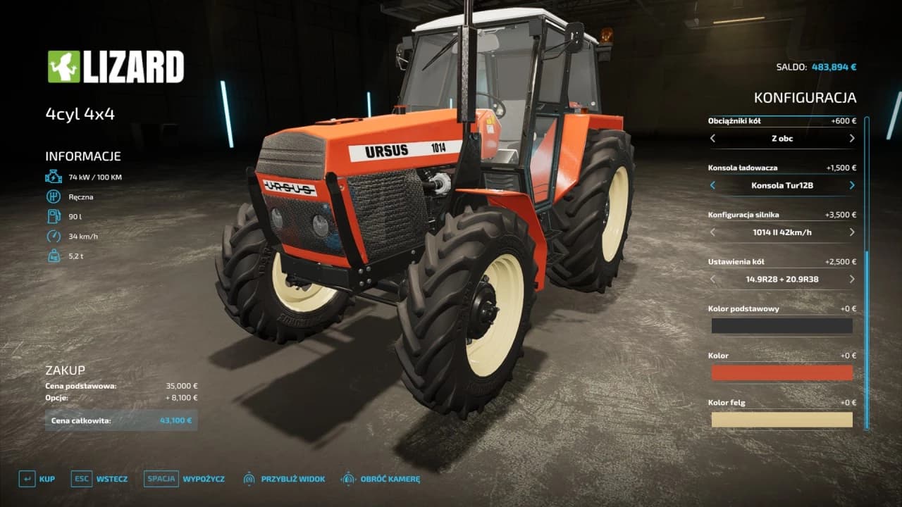 URSUS 385-1204 4CYL 3