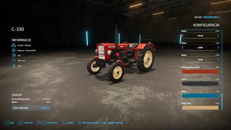 URSUS C330/328 ADD CONFIG 4