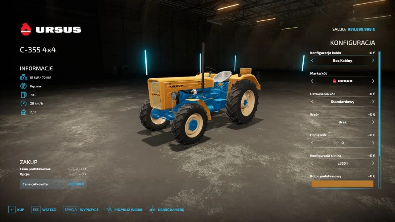 URSUS C355/C355M/C360 4X4 2