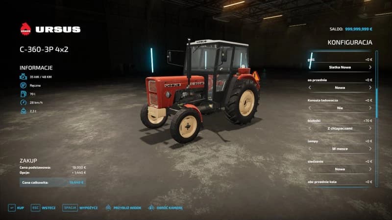 URSUS C360 3P PACK 2