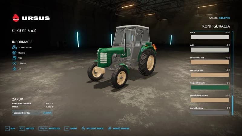 URSUS C4011 PACK 4