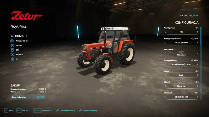 URSUS/ZETOR/ZTS 4 CYL PACK 4