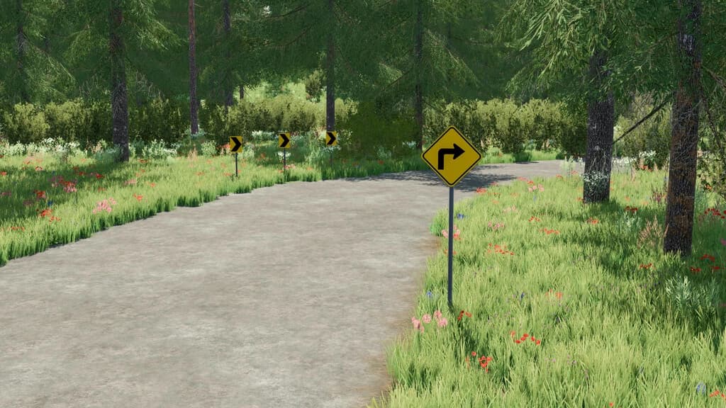 US ROAD SIGNS PACK 2