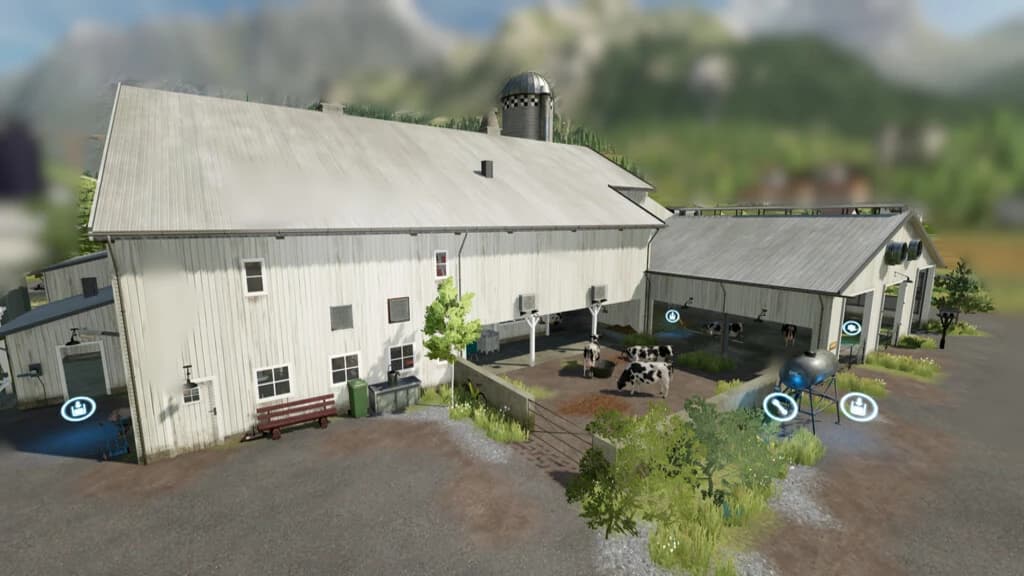 USA WHITE FARM BUILDINGPACK 4