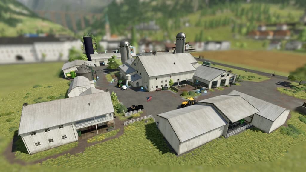 USA WHITE FARM BUILDINGPACK 2