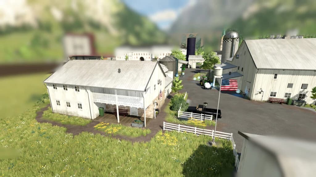 USA WHITE FARM BUILDINGPACK