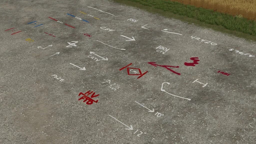 UTILITY MARKINGS 4