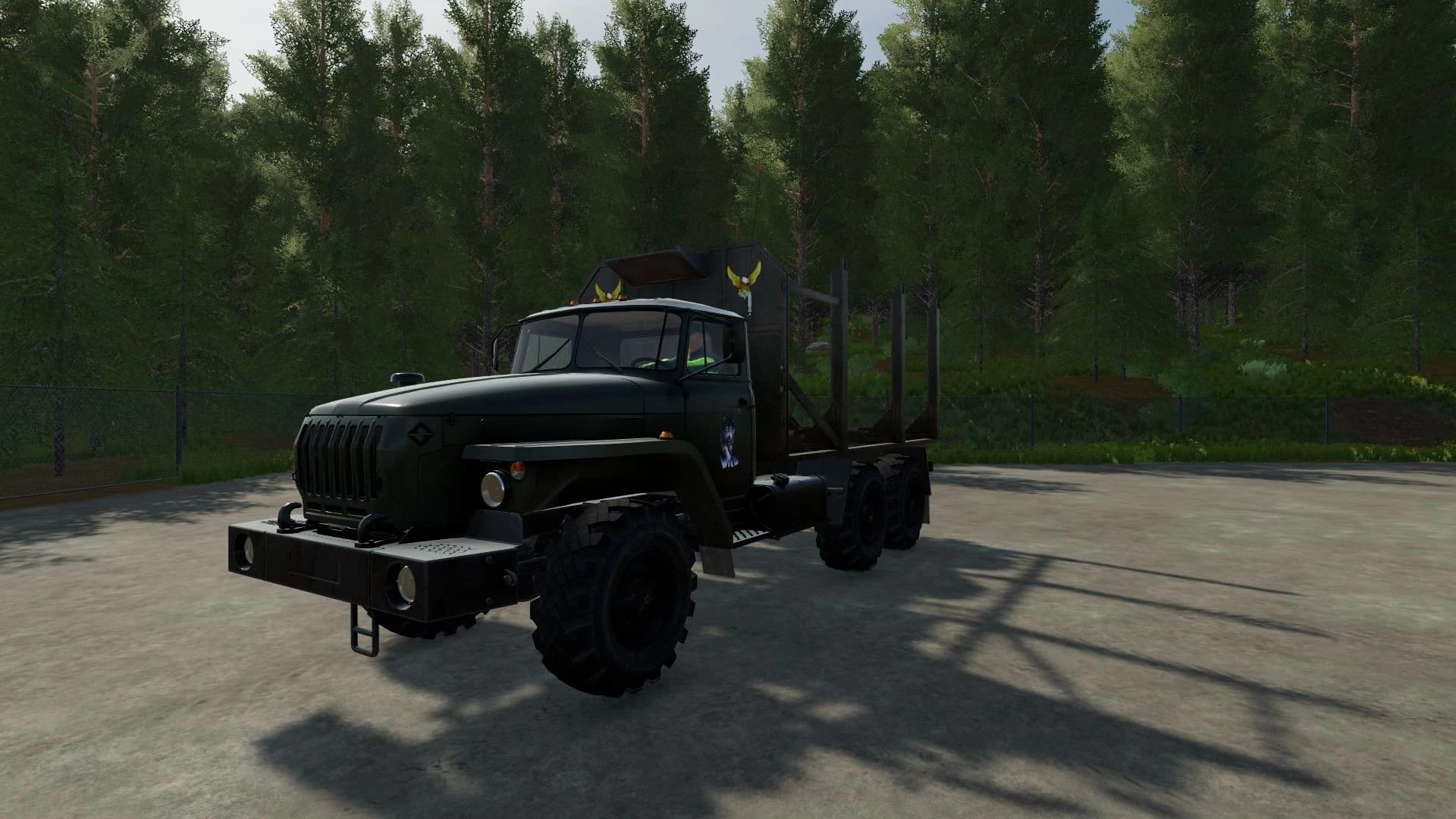 Ural 4320 Timber truck 3