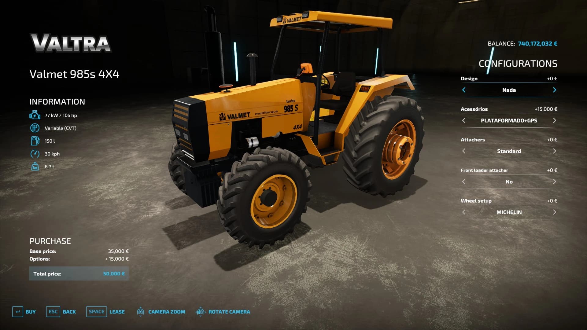 VALMET 985S 4X4 4
