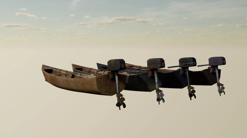 VARIED BOATS (PREFAB)