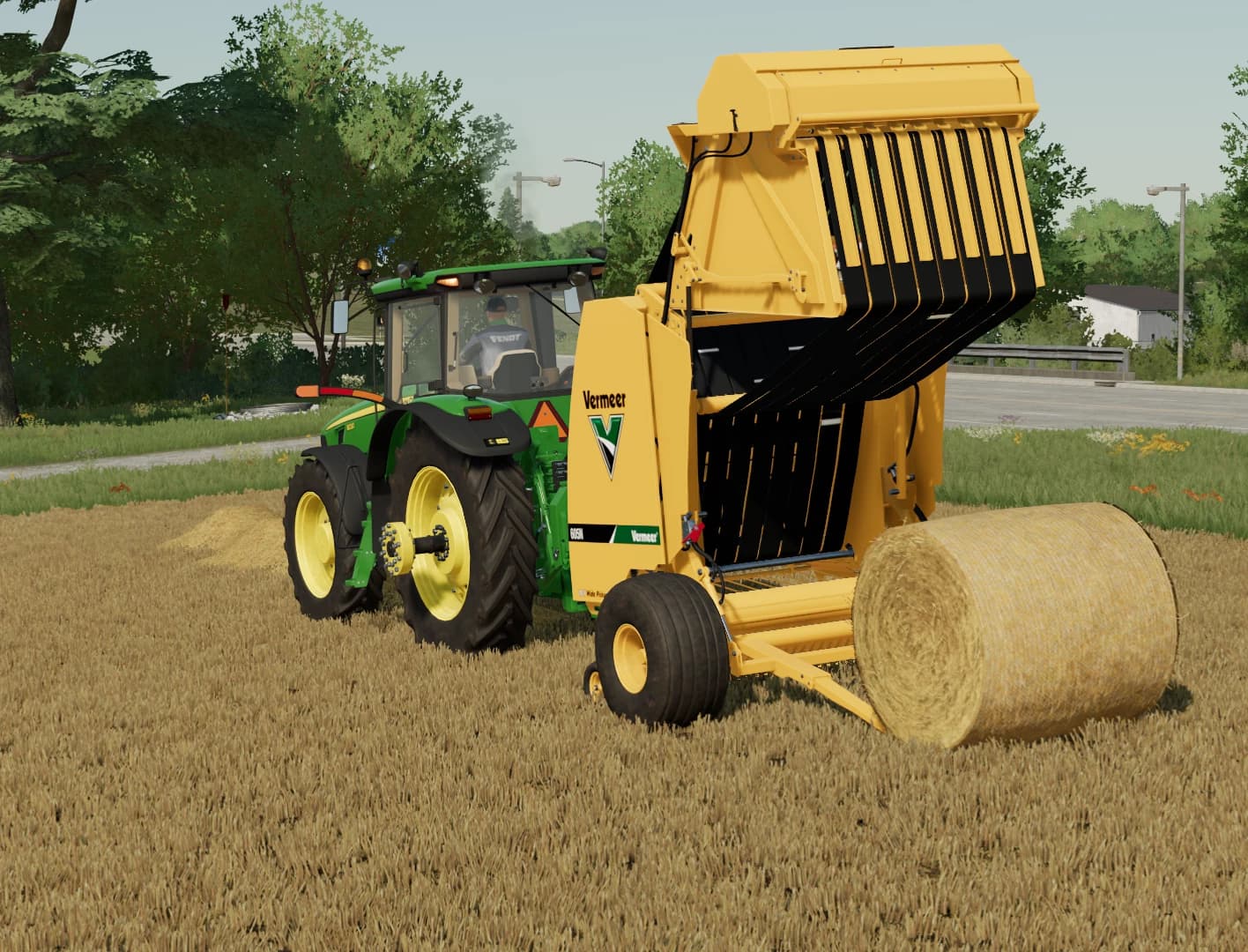 VERMEER 605N ROUND BALER 5
