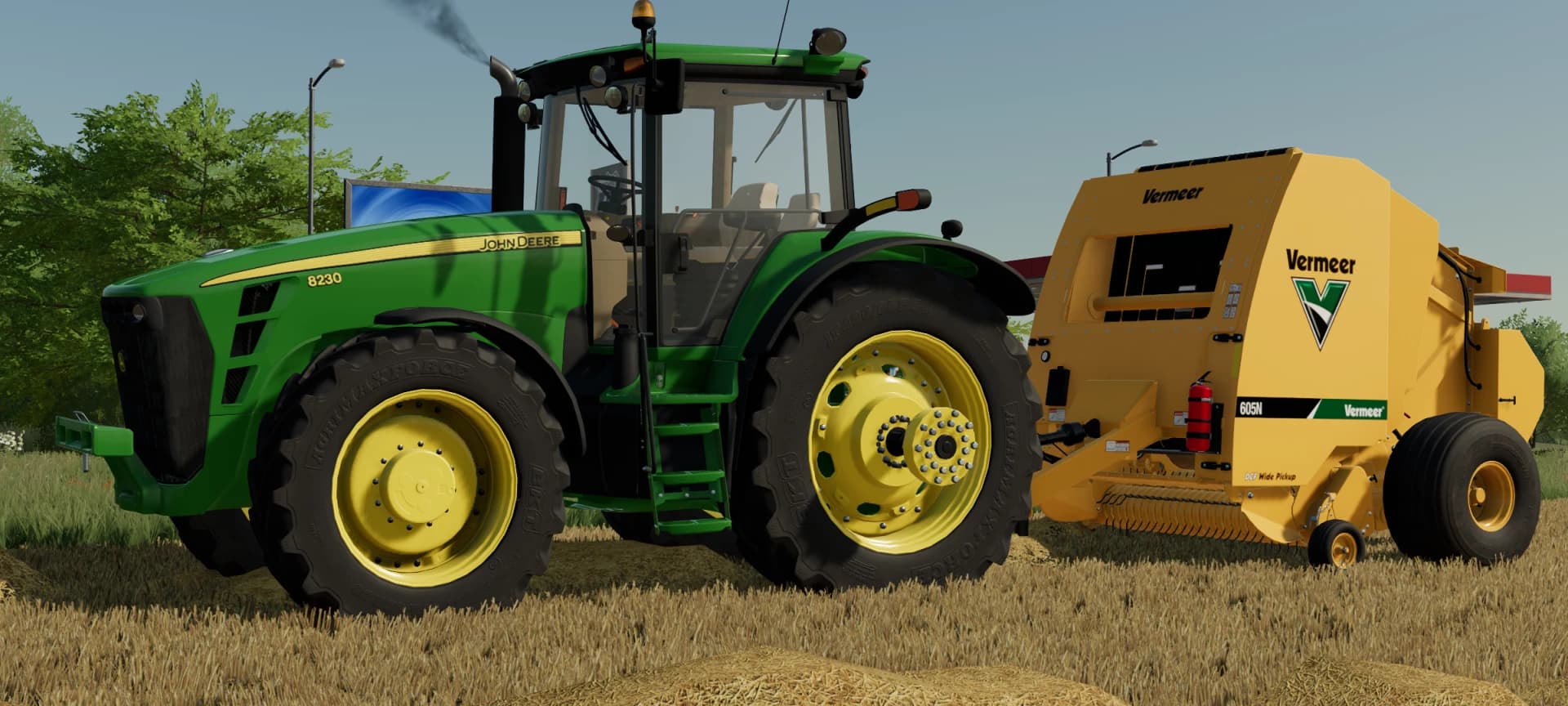 VERMEER 605N ROUND BALER 4