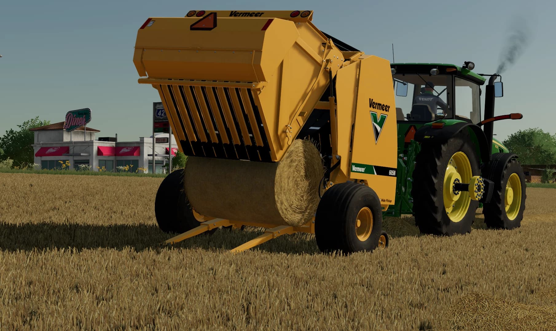 VERMEER 605N ROUND BALER 3