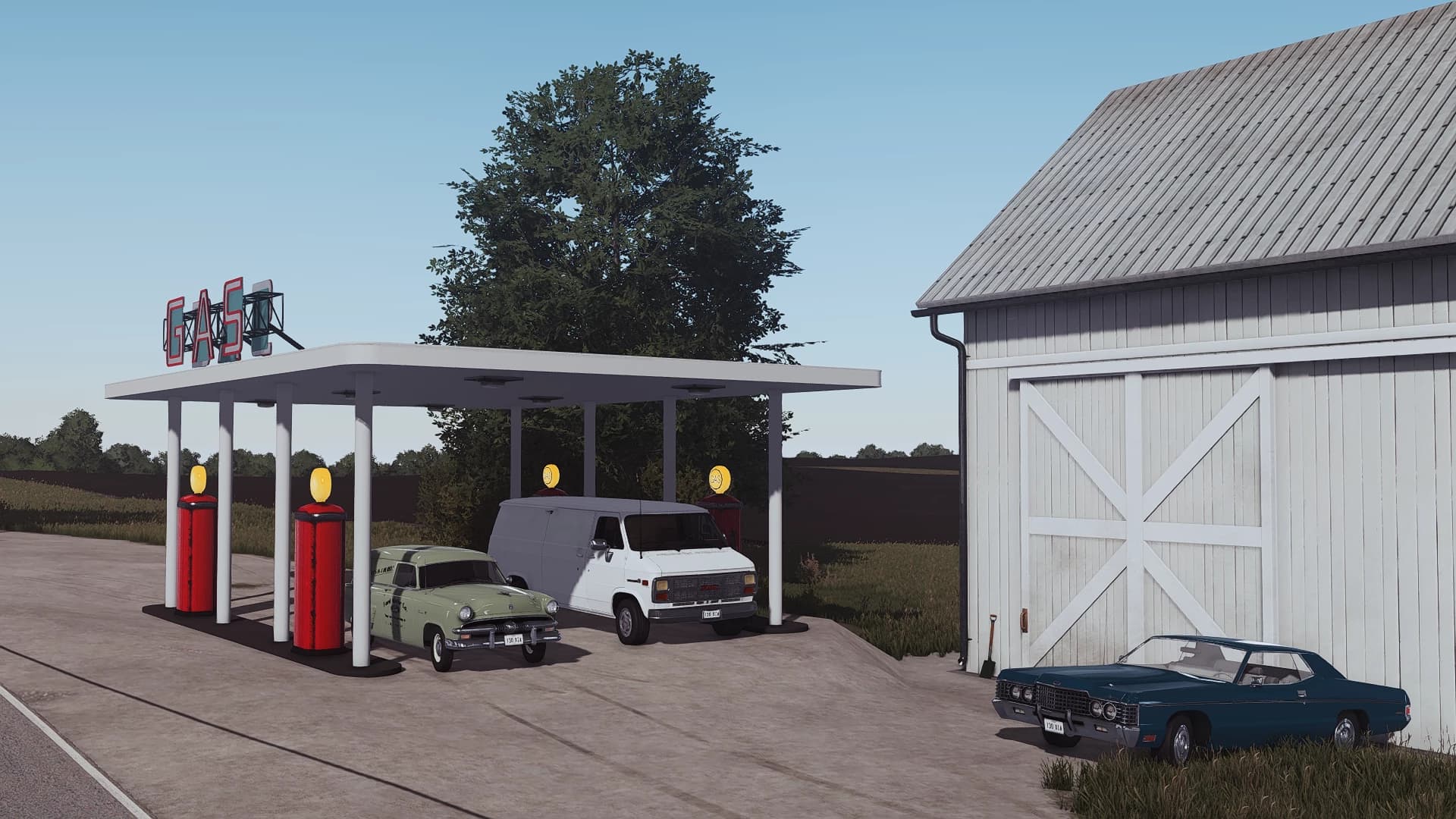 Vintage Gas Station 5