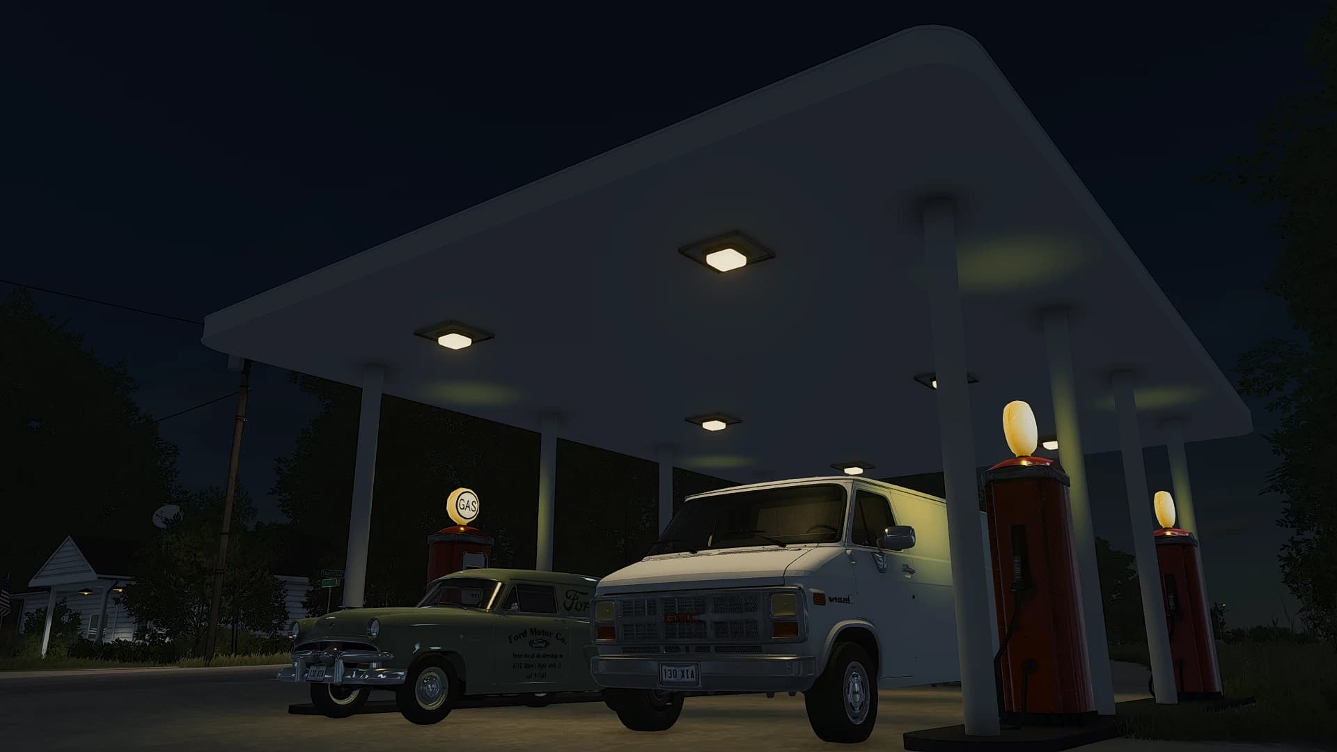 Vintage Gas Station 4