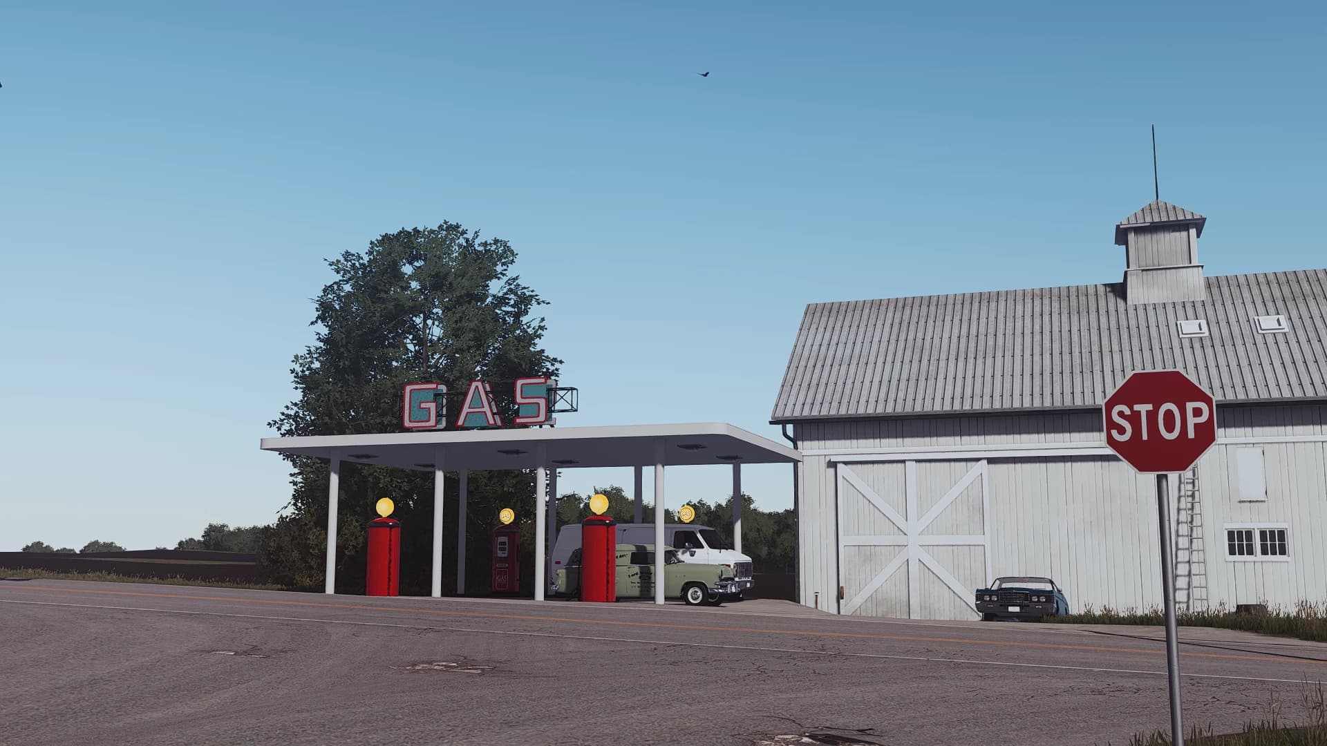 Vintage Gas Station 3