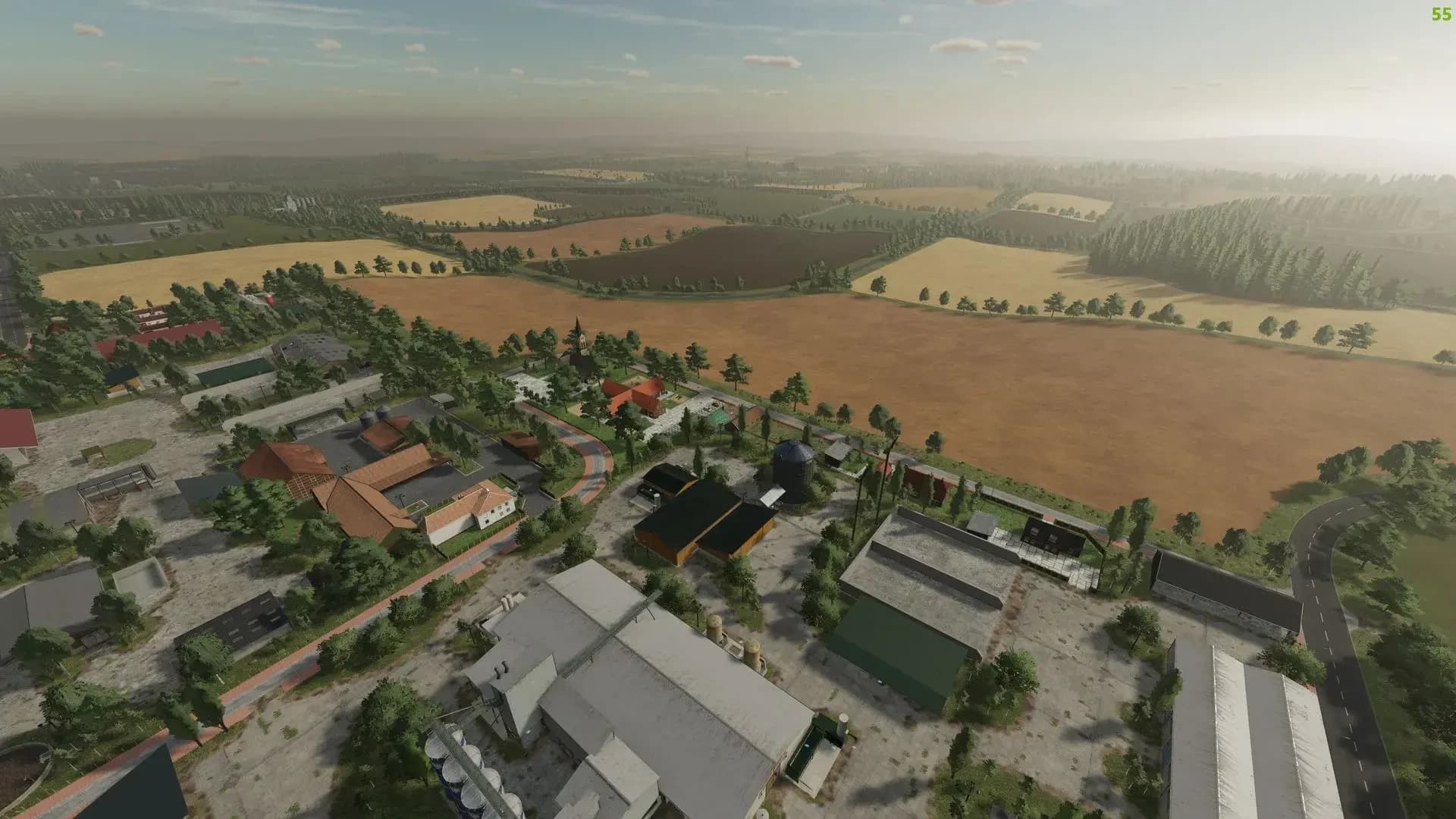 Vör den Diek Map