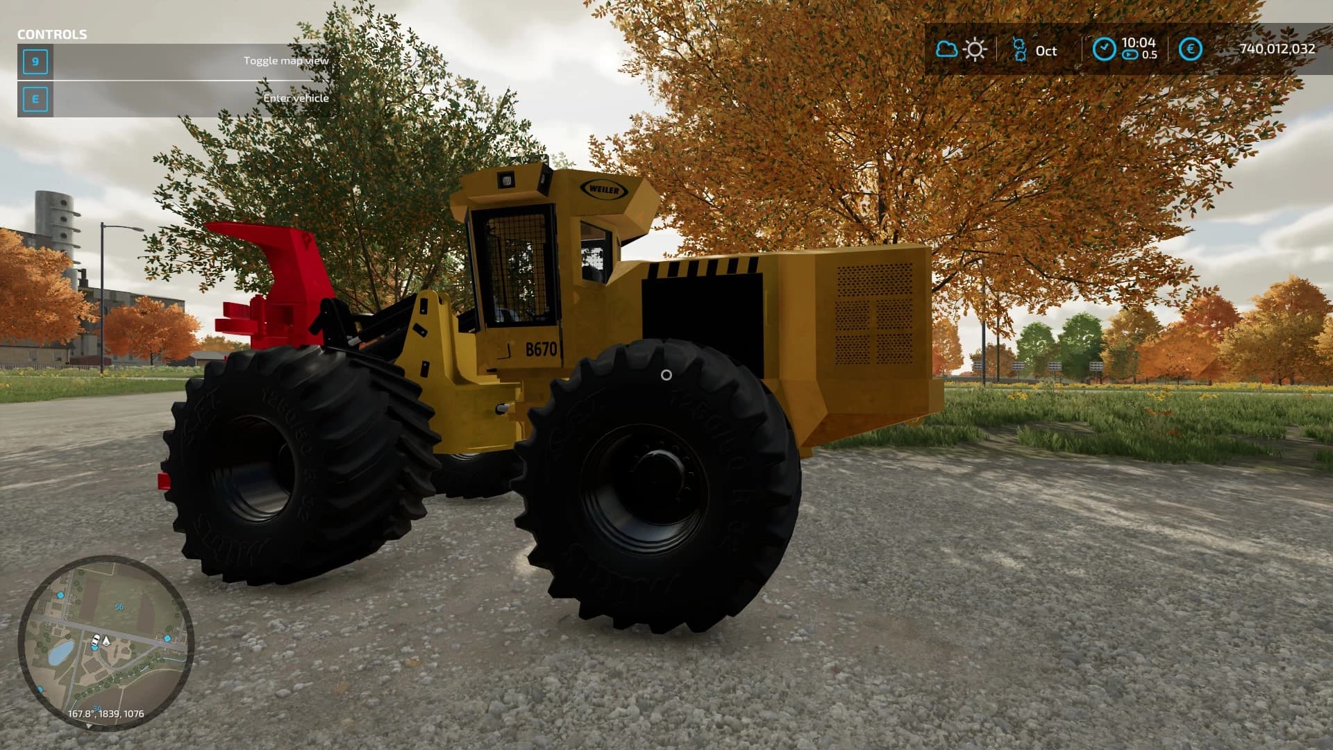 WEILER B670 WHEELED BUNCHER
