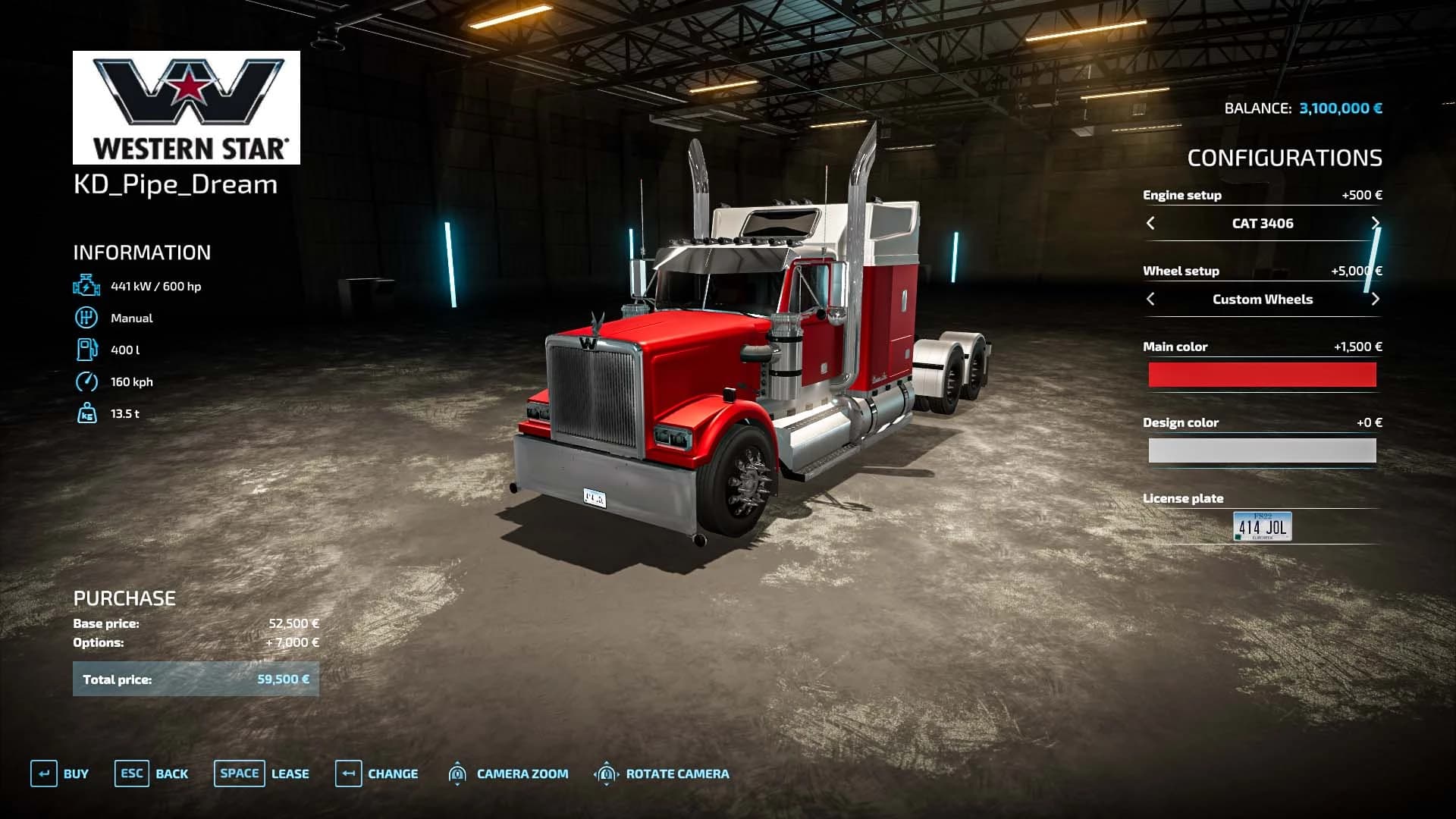 WESTERN STAR 4964