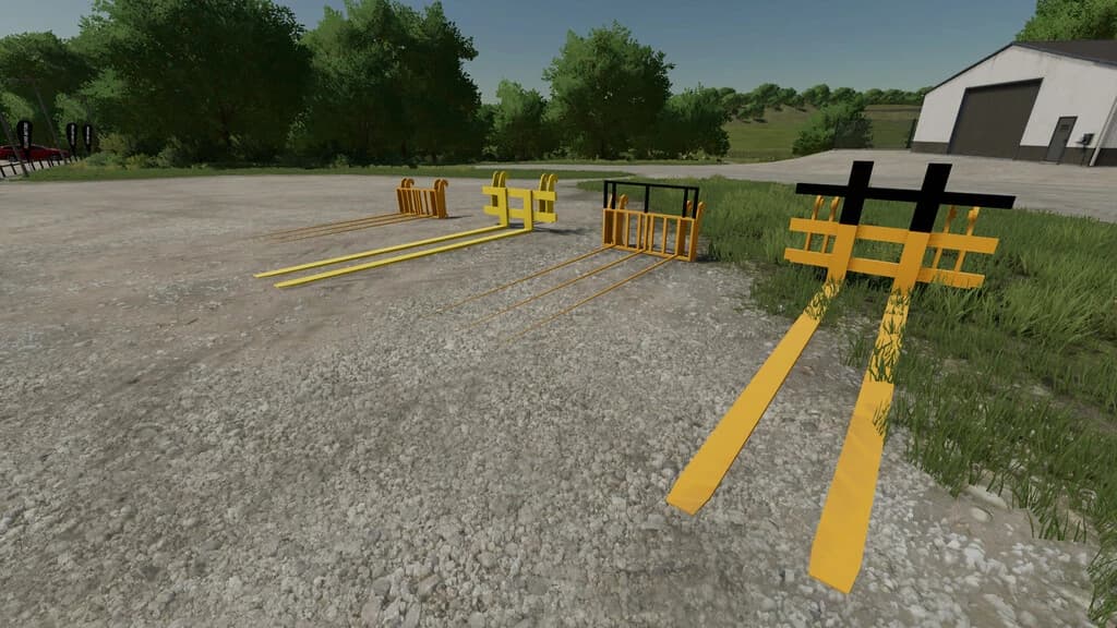 WHEEL LOADER LONG FORKS PACK 4