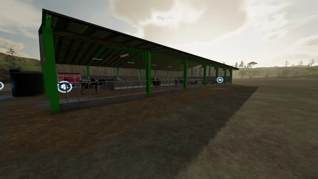 WINTER COW BARN 2