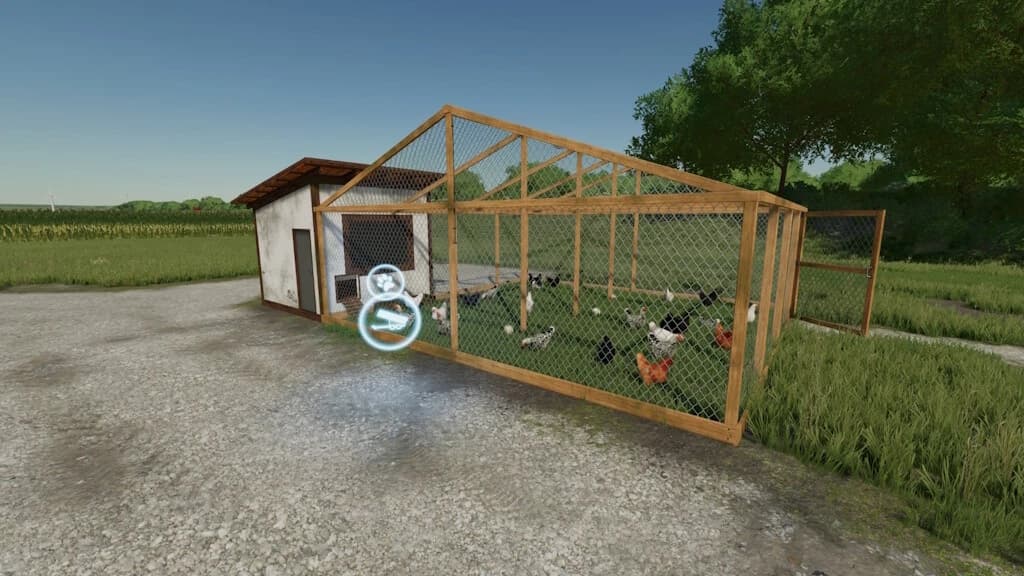 WIRED CHICKEN COOP 2