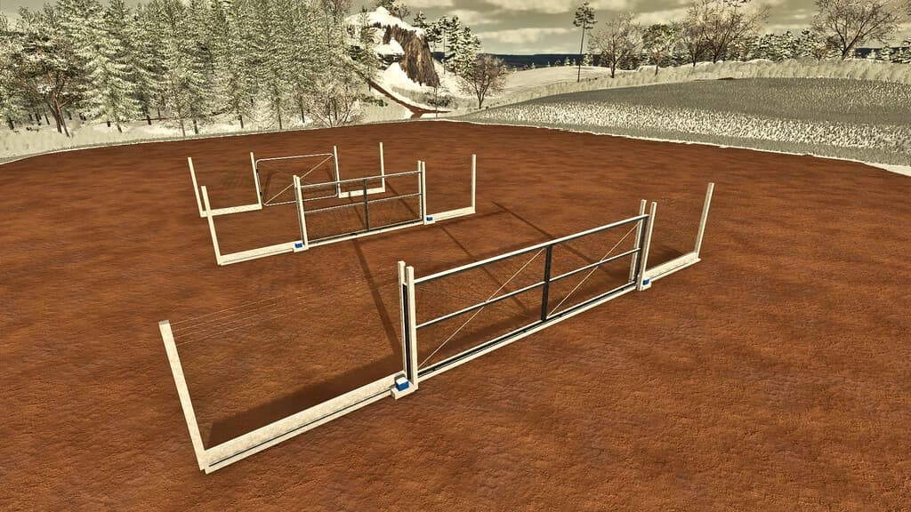WIRED FENCE AND RAIL GATE 4