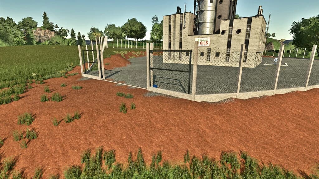 WIRED FENCE AND RAIL GATE