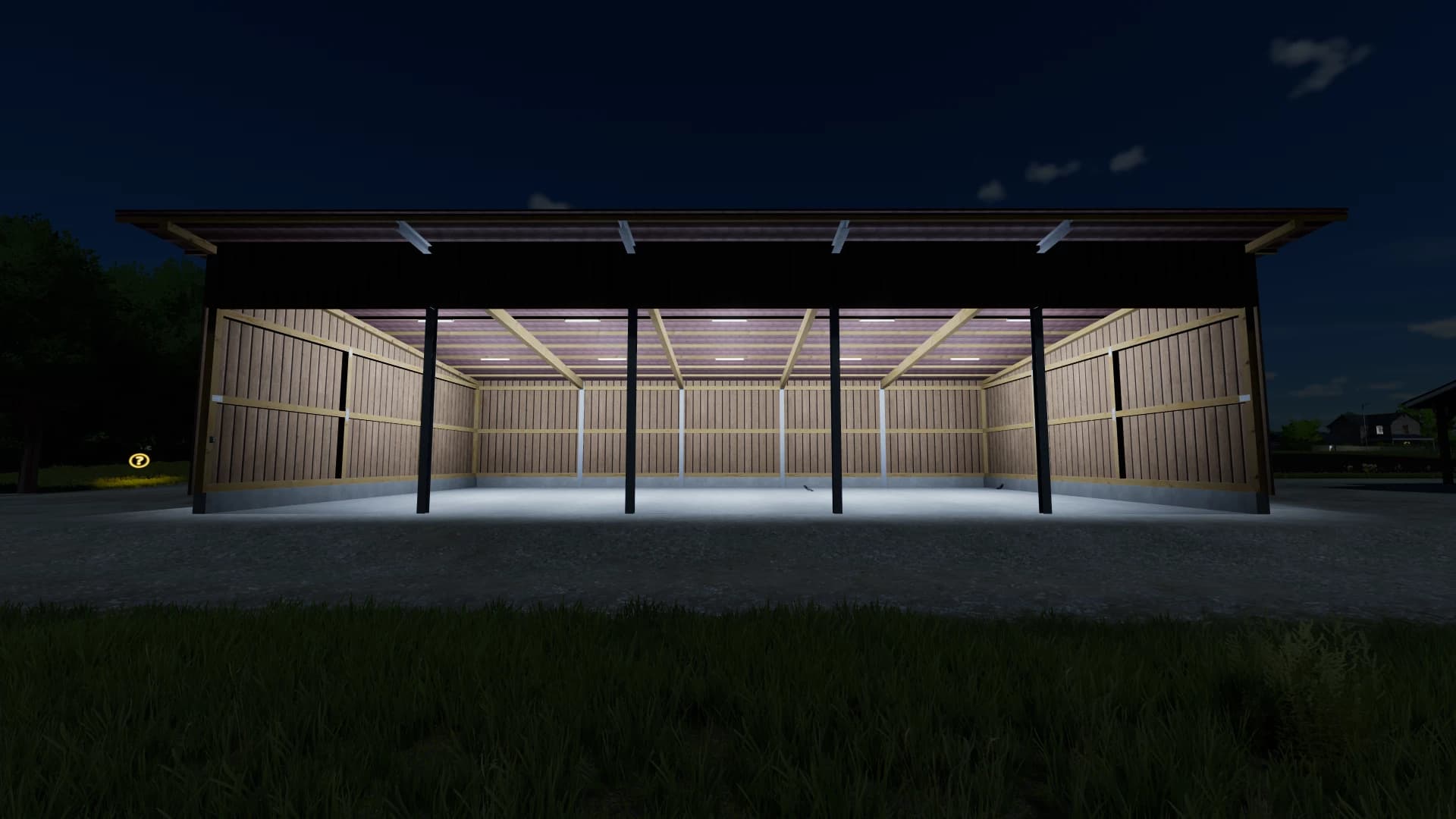 WOOD SHED WITH SOLAR .4a 4