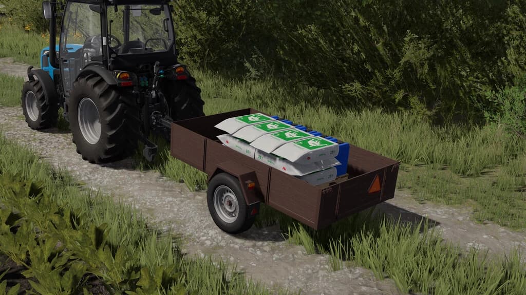 WOODEN CAR TRAILER