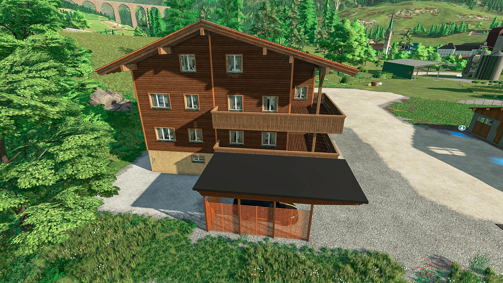 WOODEN CARPORT 4