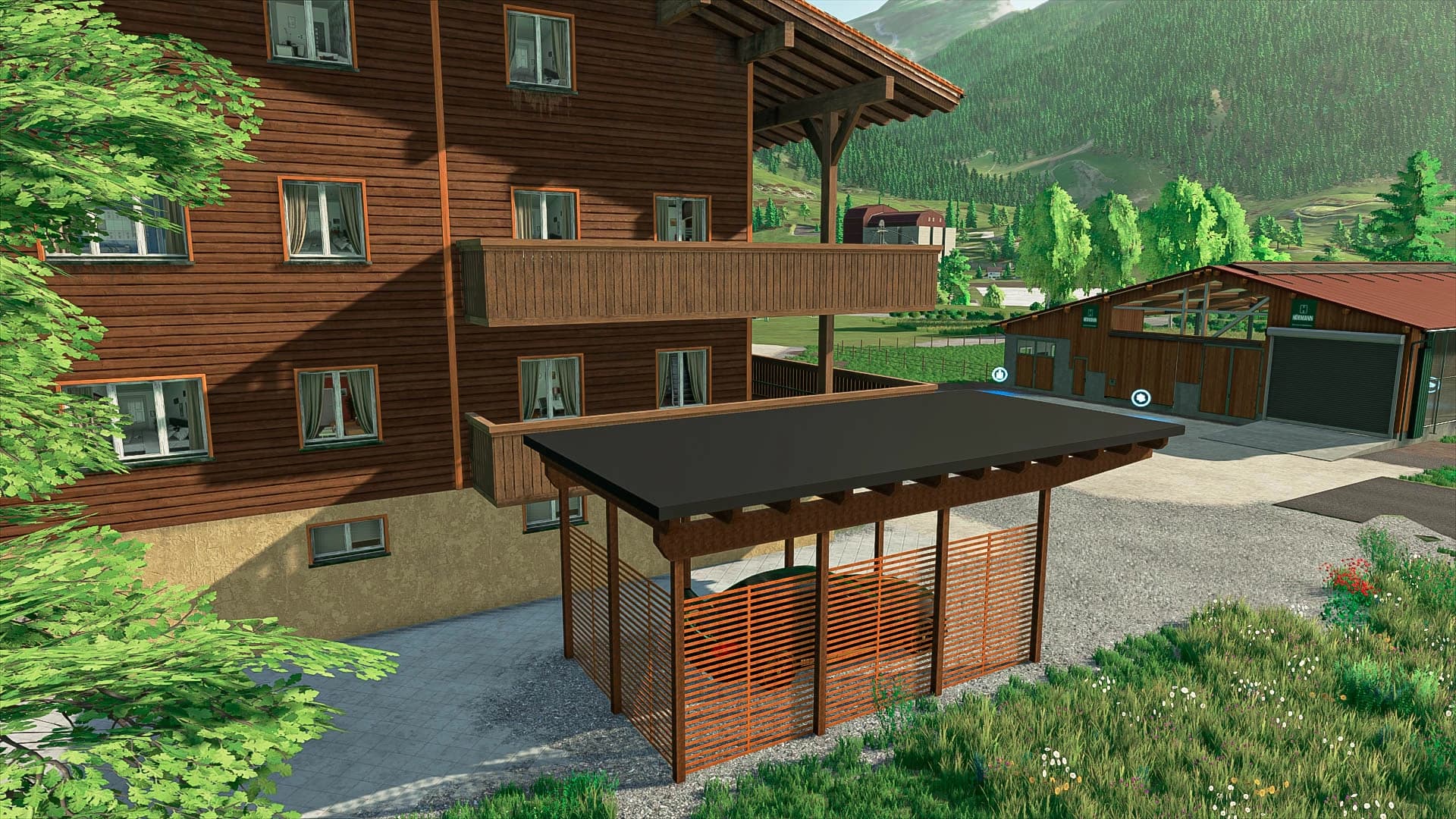 WOODEN CARPORT 2