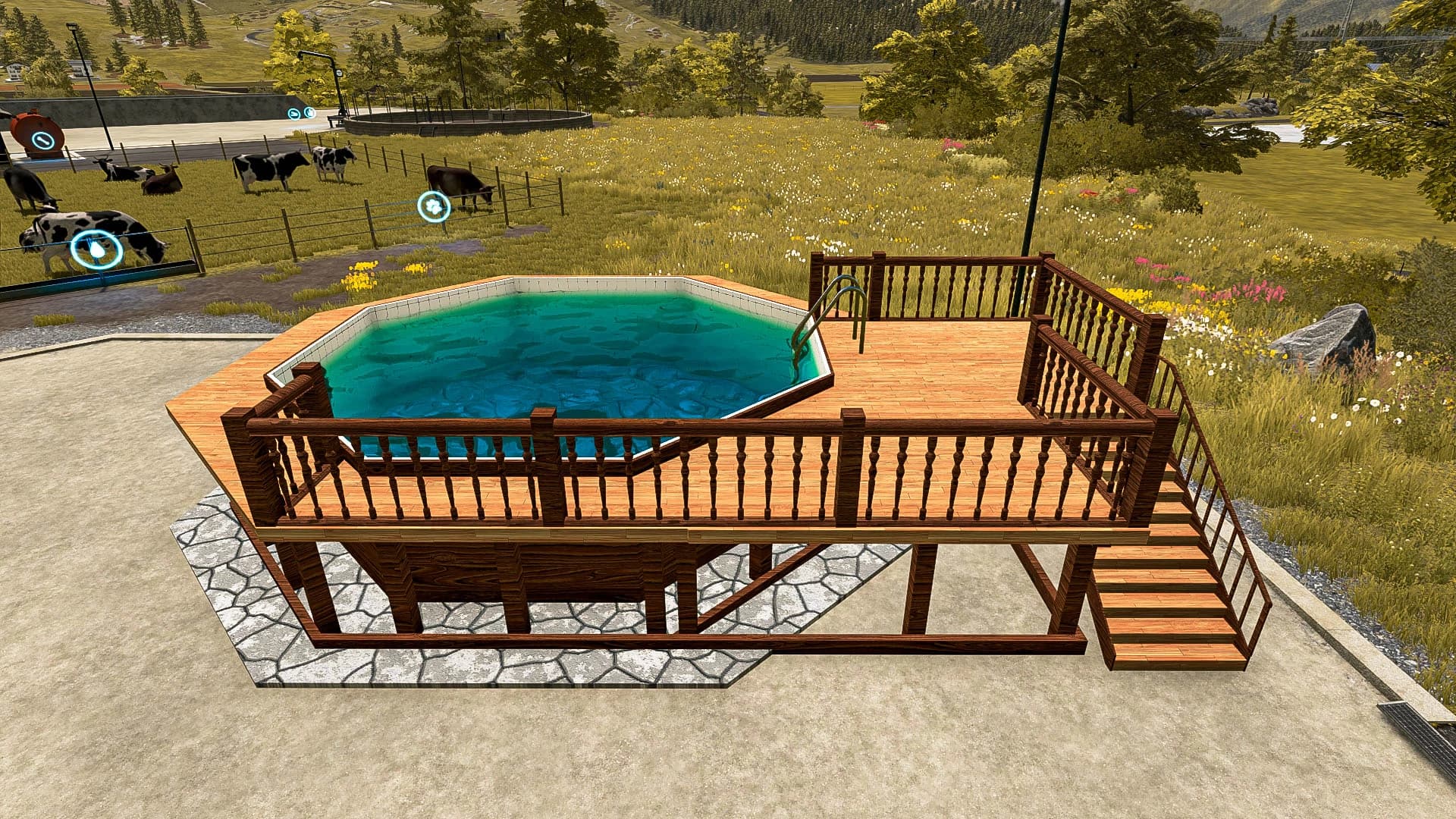 WOODEN POOL DECK 4