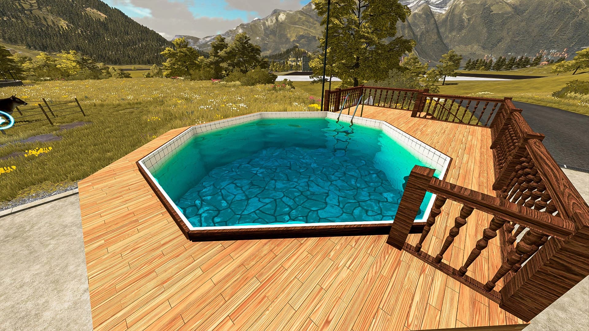 WOODEN POOL DECK 3