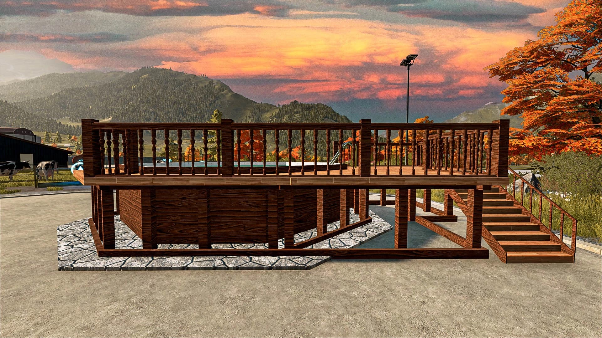 WOODEN POOL DECK 2