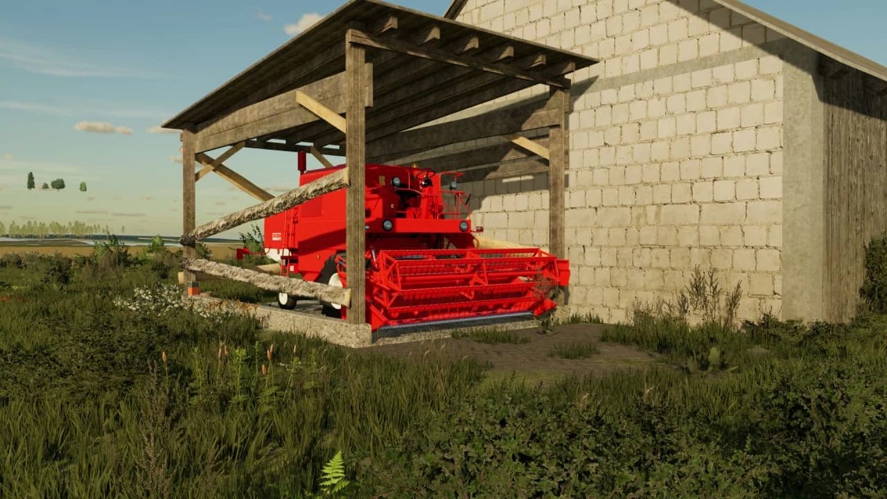 WOODEN SHED FOR COMBINES 4
