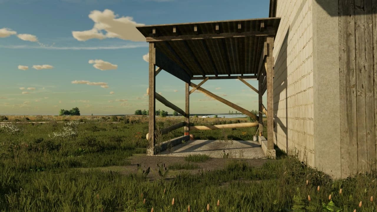 WOODEN SHED FOR COMBINES 2
