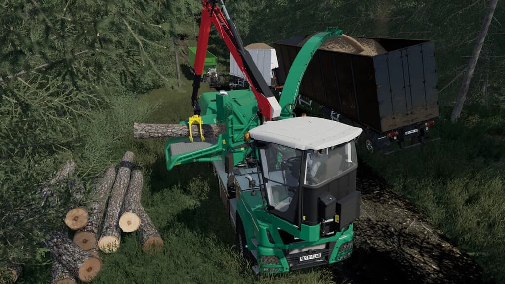 WOODS CHIP TRAILER