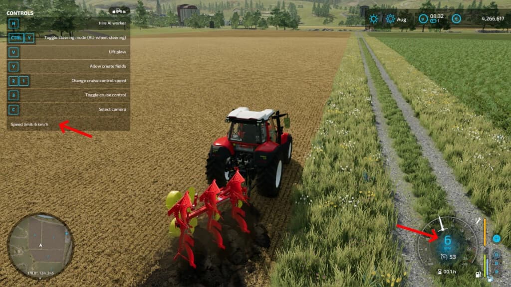 WORK SPEEDLIMIT OVERRIDE