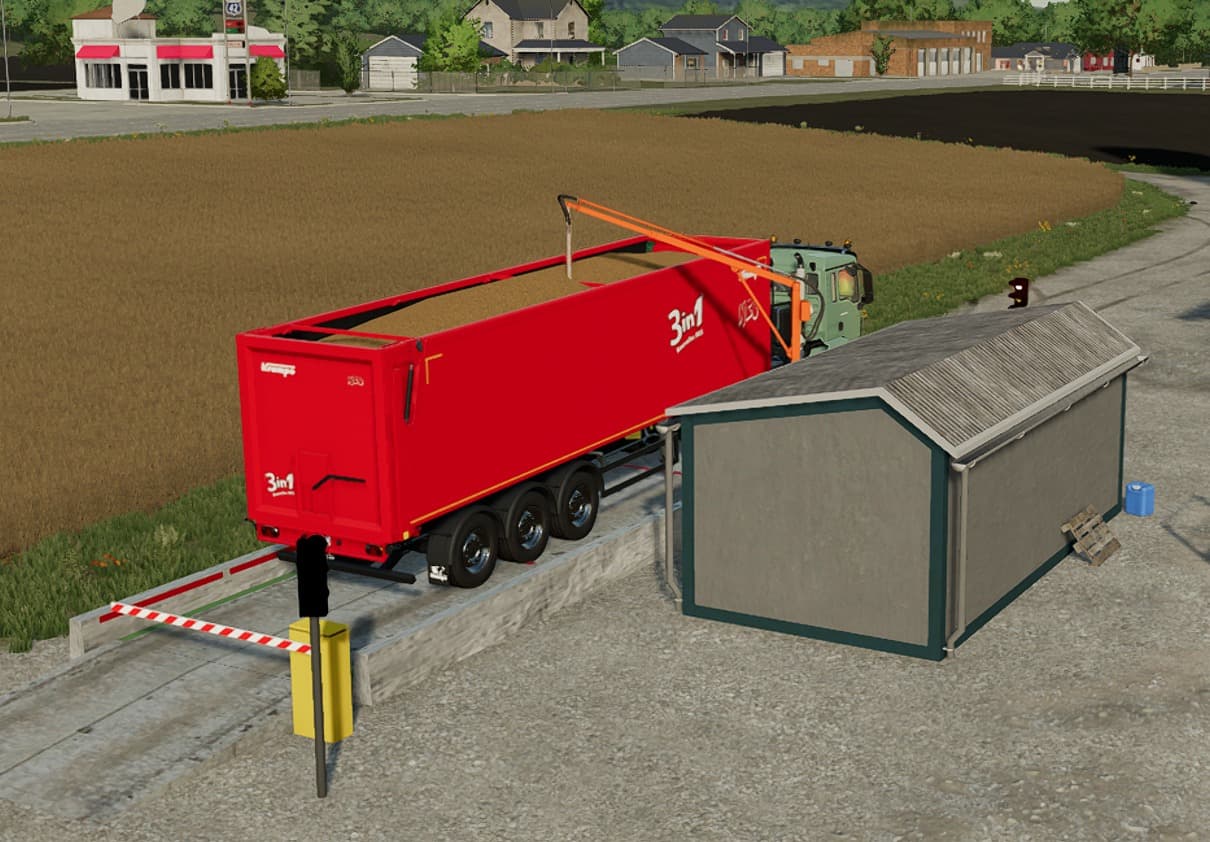 Weigh and Grain Sampling Station 3
