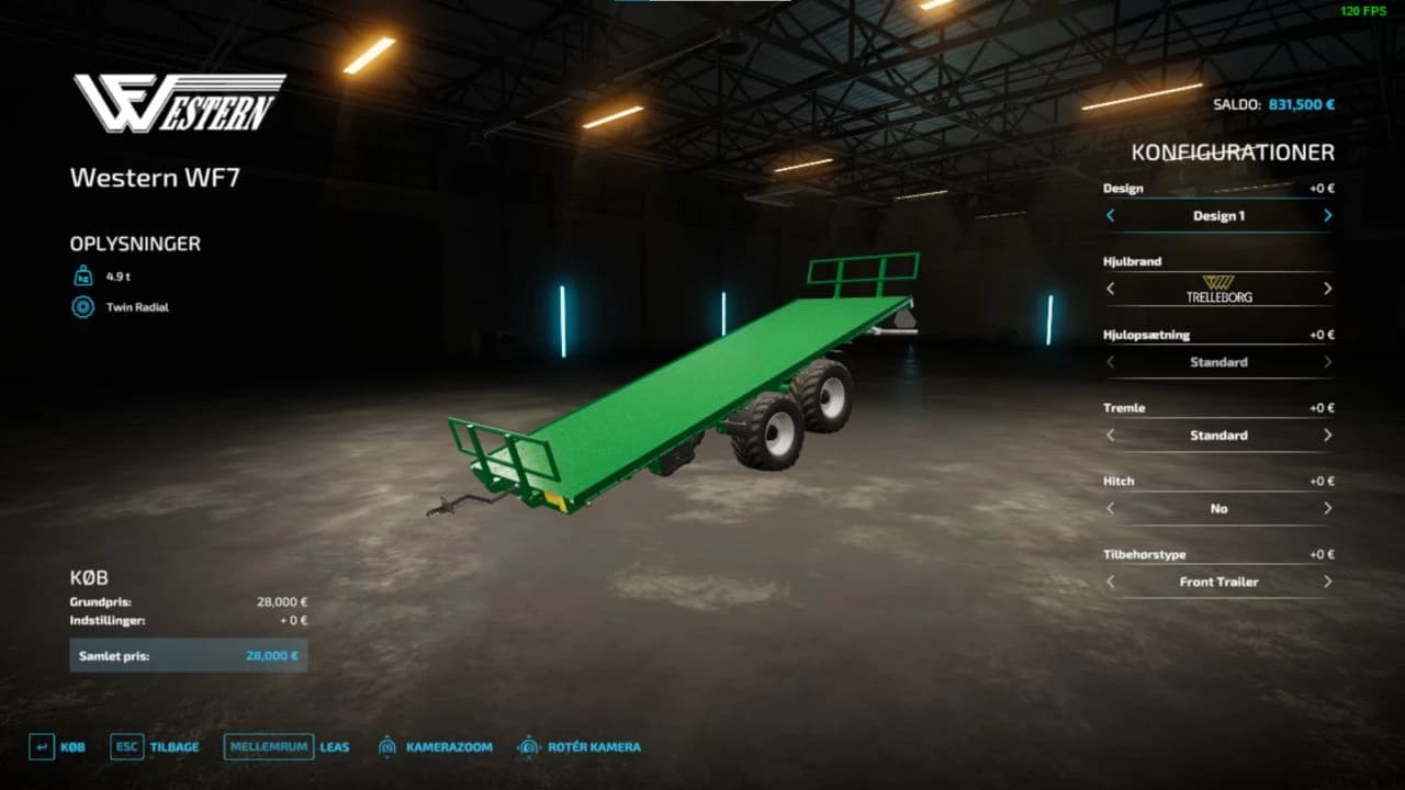 Western Star bale trailer 3