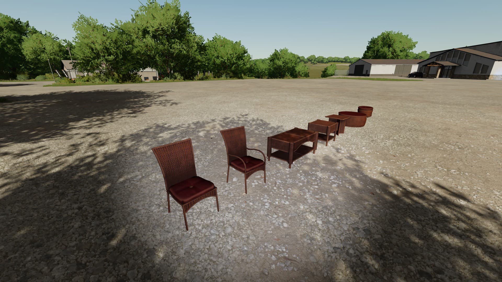 Wicker Patio Set 4