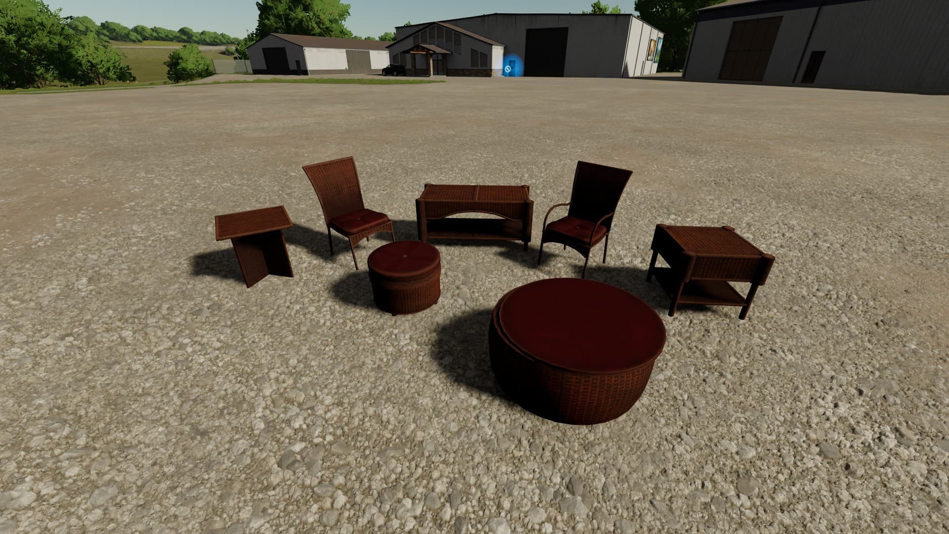 Wicker Patio Set 2