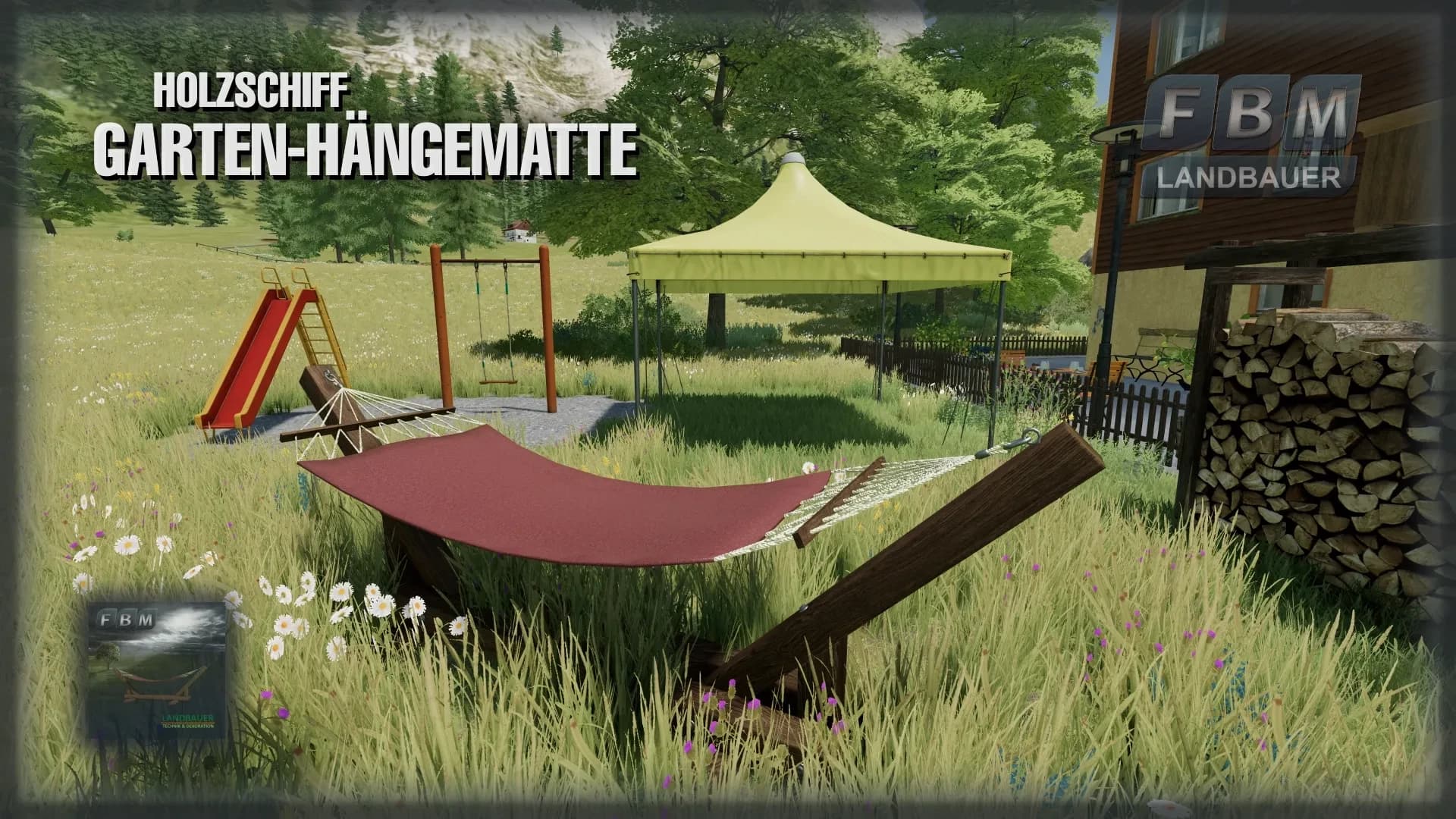 Wooden Ship Garden Hammock